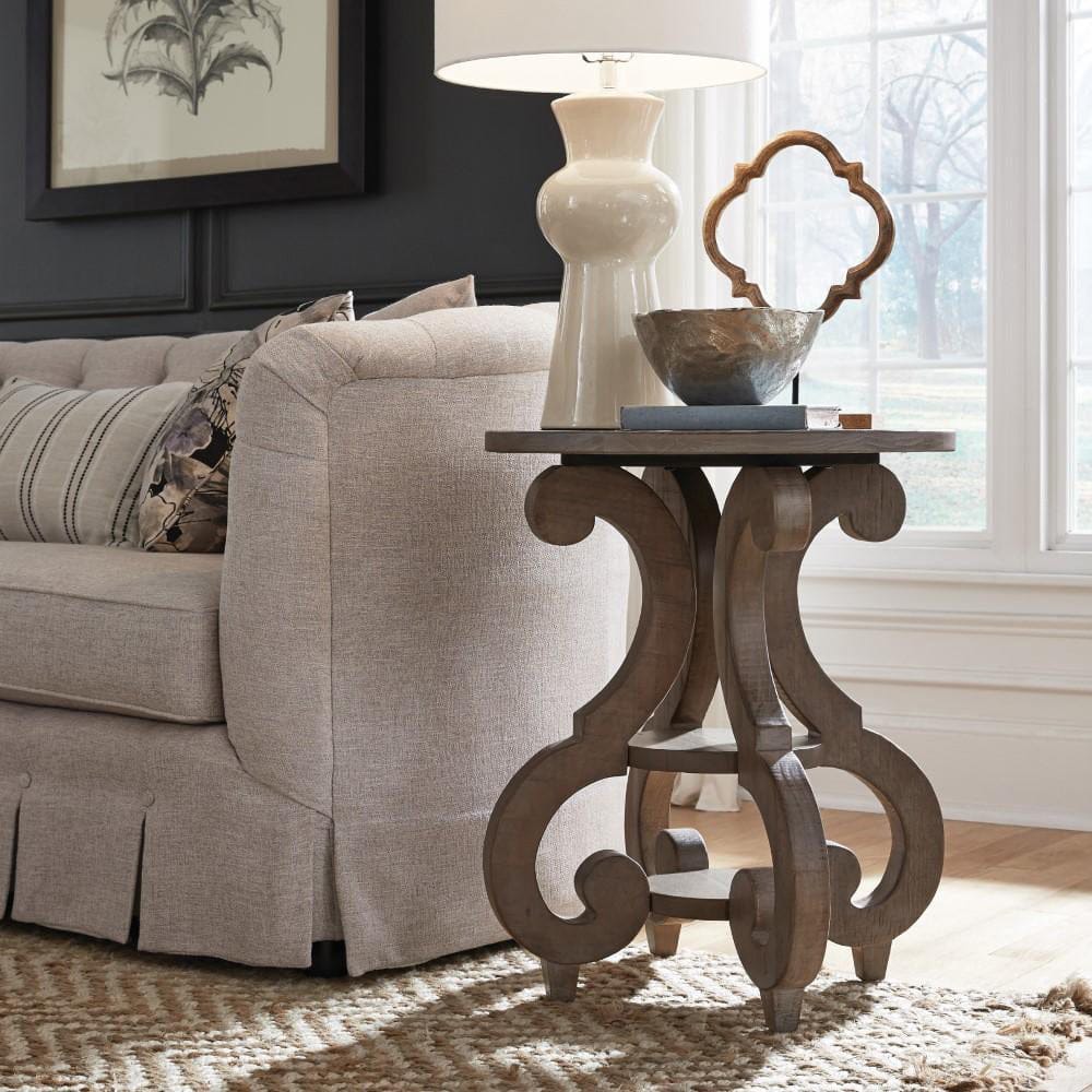 Henry & Mason - Westbury Hill Round Accent End Table - AFA00606 view 2