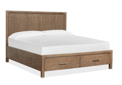 Henry & Mason  -  Westmere Dark Umber California King Panel Storage Bed  - AFA01311 view 1