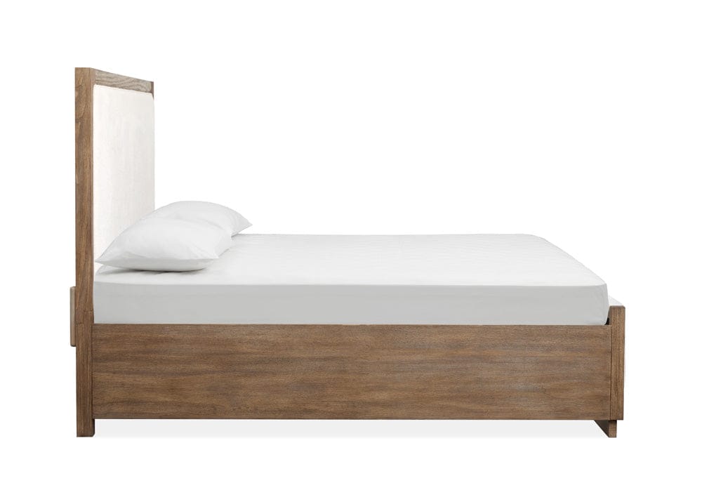 Henry & Mason  -  Westmere Dark Umber California King Upholstered Panel Bed  - AFA01312 view 3