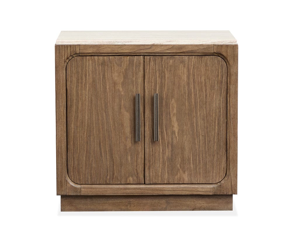 Henry & Mason  -  Westmere Dark Umber Door Nightstand  - AFA01314 view 2