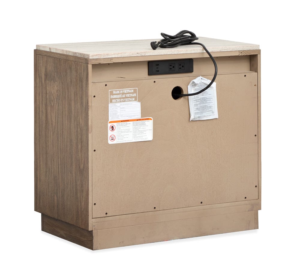 Henry & Mason  -  Westmere Dark Umber Door Nightstand  - AFA01314 view 4