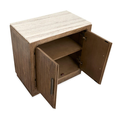 Henry & Mason  -  Westmere Dark Umber Door Nightstand  - AFA01314 view 6