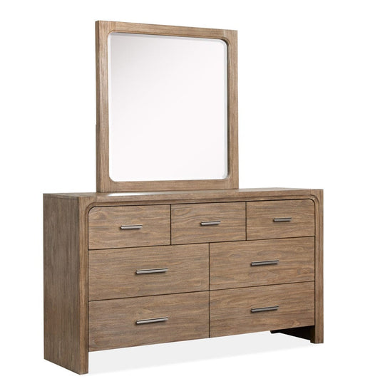 Henry & Mason  -  Westmere Dark Umber Dresser With Portrait Mirror  - AFA01318 view 1