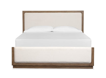Henry & Mason  -  Westmere Dark Umber King Upholstered Panel Bed  - AFA01322 view 2