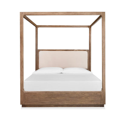 Henry & Mason  -  Westmere Dark Umber King Upholstered Poster Bed  - AFA01323 view 2