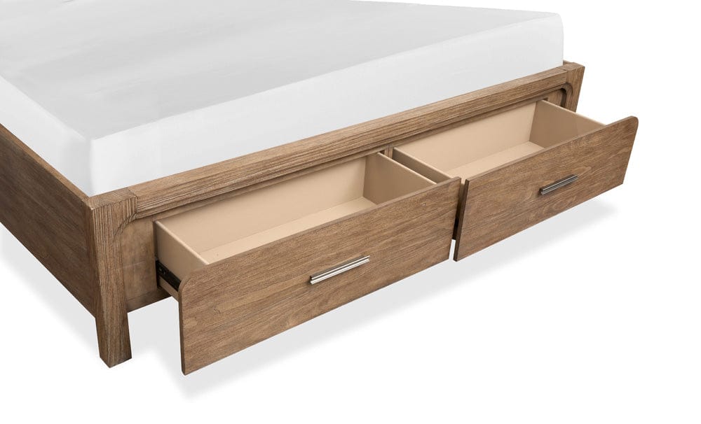 Henry & Mason  -  Westmere Dark Umber Queen Panel Storage Bed  - AFA01326 view 6