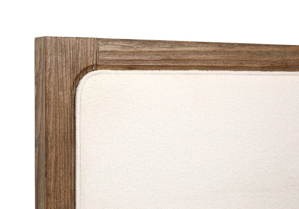 Henry & Mason  -  Westmere Dark Umber Queen Upholstered Panel Bed  - AFA01327 view 4