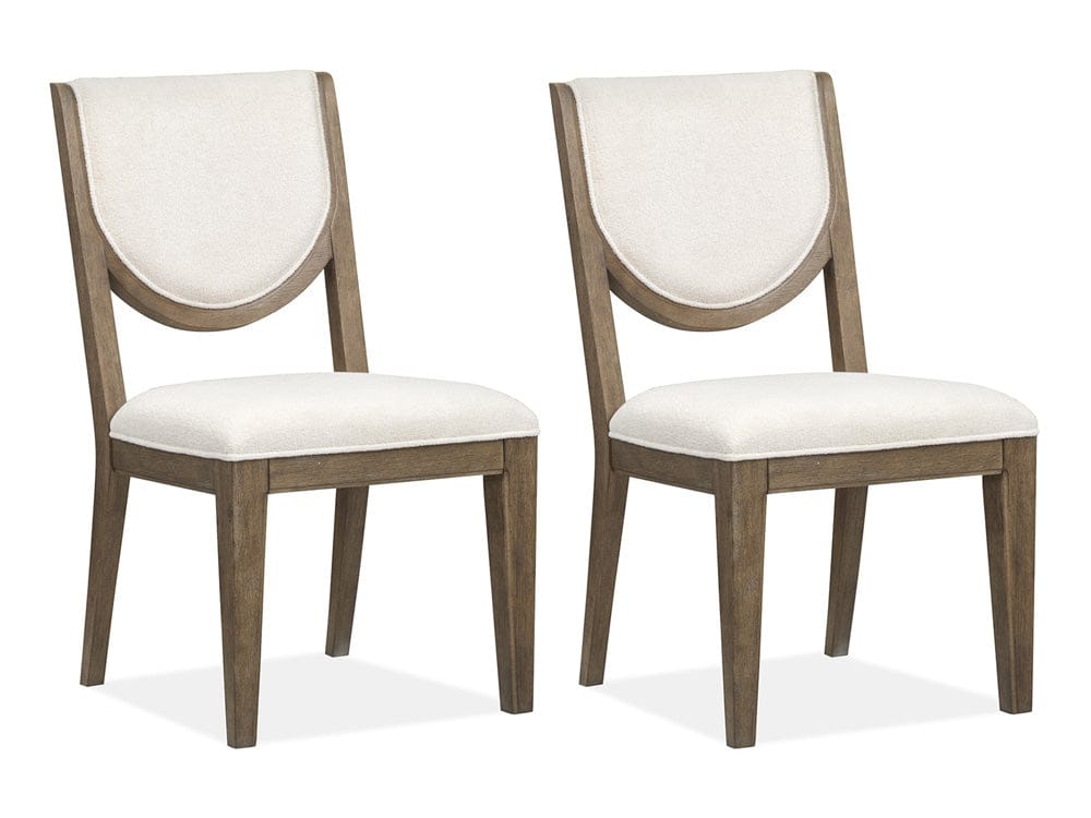 Henry & Mason  -  Westmere Dark Umber Upholstered Side Chair (Set of 2)  - AFA01331 view 1
