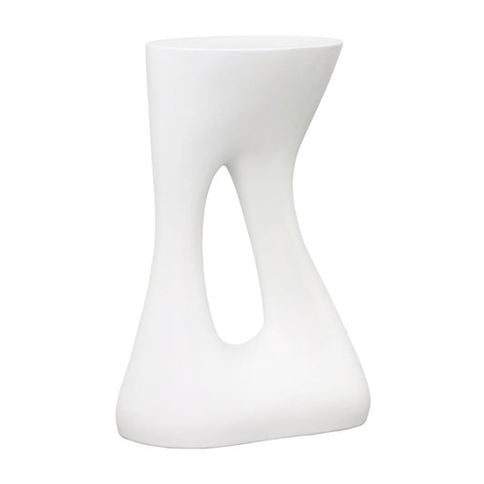 Henry & Mason - Wexler Lightweight Concrete Side Table in White - DV7295 veiw 1