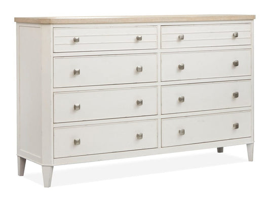 Henry & Mason  -  Whisper Isles Sea Pearl And Driftwood Double Drawer Dresser  - AFA01371 view 1