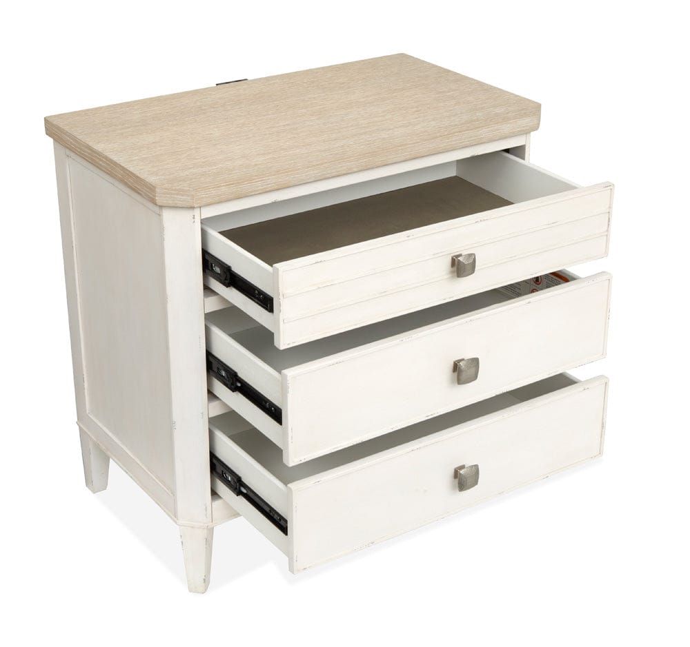 Henry & Mason  -  Whisper Isles Sea Pearl And Driftwood Drawer Nightstand  - AFA01374 view 5