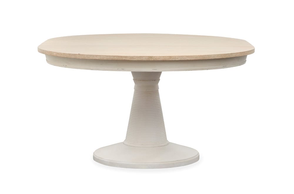 Henry & Mason  -  Whisper Isles Sea Pearl And Driftwood Extendable 54" Round Dining Table  - AFA01375 view 2