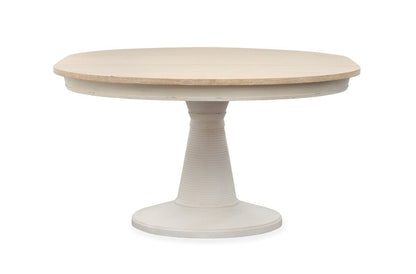 Henry & Mason  -  Whisper Isles Sea Pearl And Driftwood Extendable 54" Round Dining Table  - AFA01375 view 2