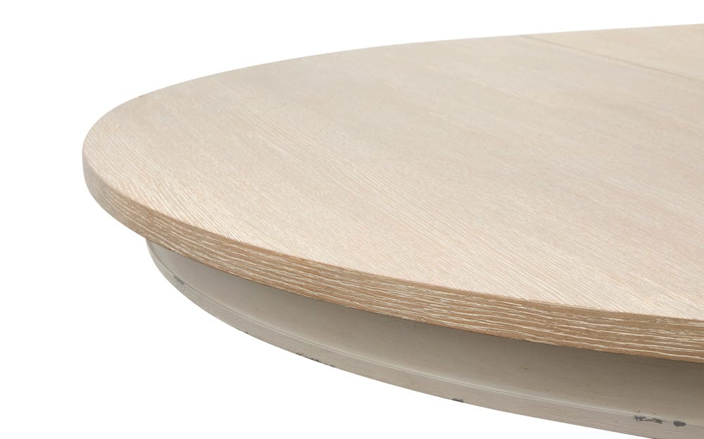 Henry & Mason  -  Whisper Isles Sea Pearl And Driftwood Extendable 54" Round Dining Table  - AFA01375 view 7