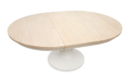 Henry & Mason  -  Whisper Isles Sea Pearl And Driftwood Extendable 54" Round Dining Table  - AFA01375 view 9