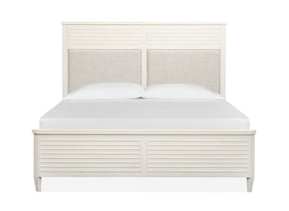 Henry & Mason  -  Whisper Isles Sea Pearl And Driftwood King Upholstered Panel Bed  - AFA01378 view 2