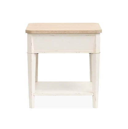 Henry & Mason  -  Whisper Isles Sea Pearl And Driftwood Rectangular End Table  - AFA01382 view 5