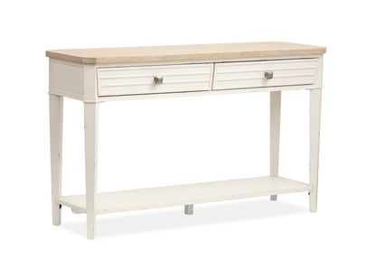 Henry & Mason  -  Whisper Isles Sea Pearl And Driftwood Rectangular Sofa Table  - AFA01383 view 1