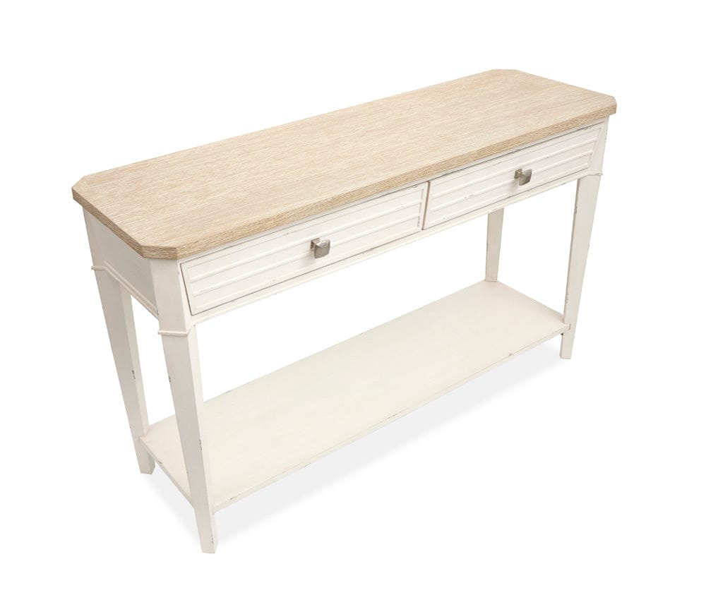 Henry & Mason  -  Whisper Isles Sea Pearl And Driftwood Rectangular Sofa Table  - AFA01383 view 3