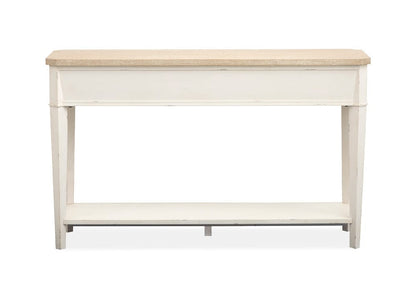 Henry & Mason  -  Whisper Isles Sea Pearl And Driftwood Rectangular Sofa Table  - AFA01383 view 4