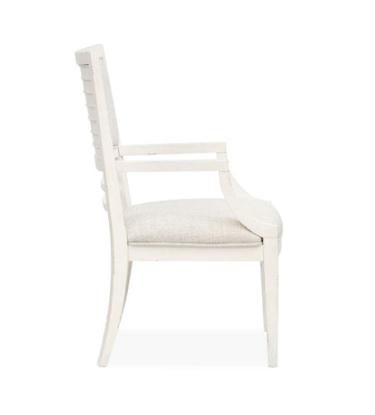 Henry & Mason  -  Whisper Isles Sea Pearl And Driftwood Upholstered Arm Chair (Set of 2)  - AFA01386 view 3