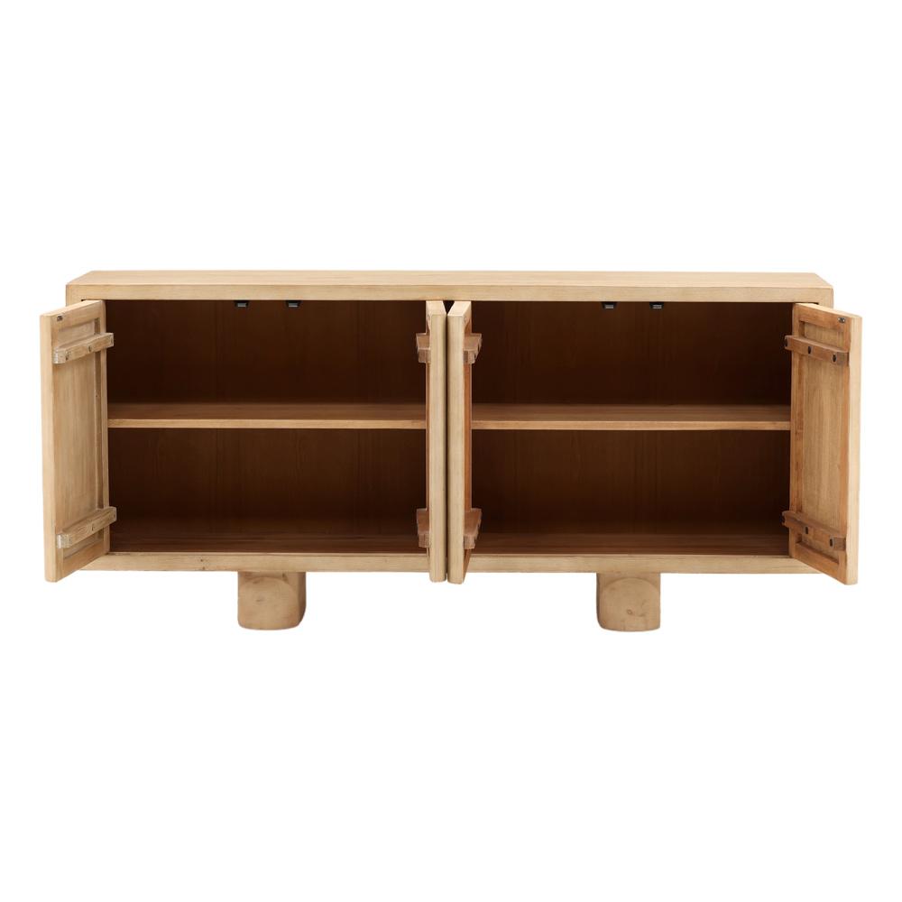 Henry & Mason - Whistler 73in Light Natural Reclaimed Pine Wood Sideboard - DV7459 veiw 5