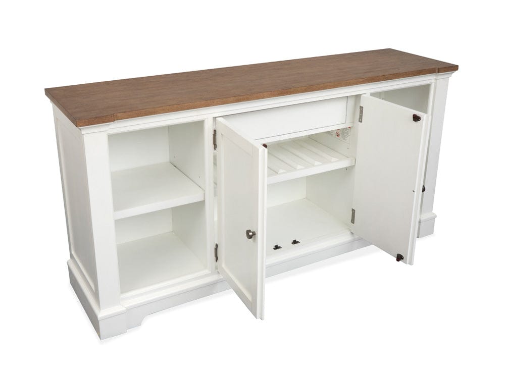 Henry & Mason  -  Whitford Whisper White And Cerused Nutmeg Credenza  - AFA01015 view 6