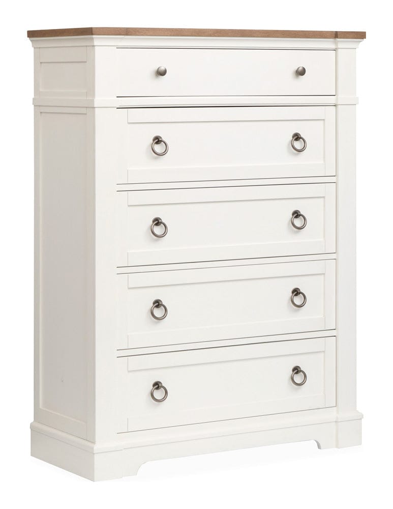 Henry & Mason  -  Whitford Whisper White And Cerused Nutmeg Drawer Chest  - AFA01016 view 1