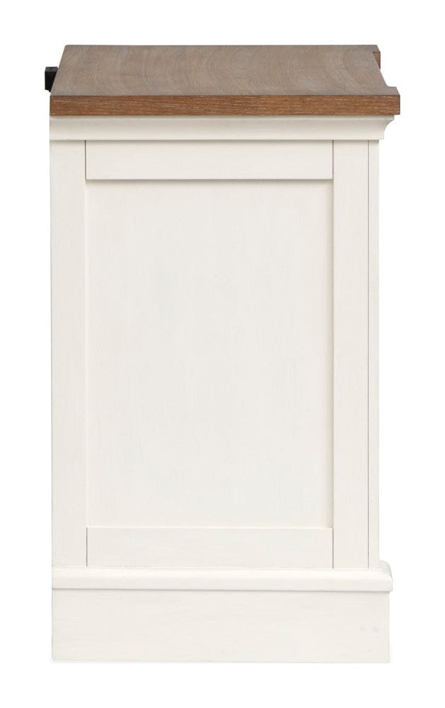 Henry & Mason  -  Whitford Whisper White And Cerused Nutmeg Drawer Nightstand  - AFA01019 view 3