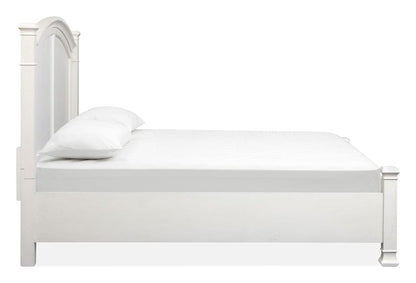 Henry & Mason  -  Whitford Whisper White And Cerused Nutmeg King Panel Bed  - AFA01021 view 3