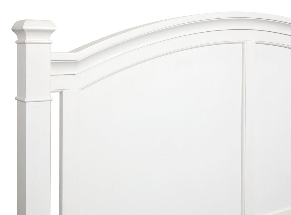 Henry & Mason  -  Whitford Whisper White And Cerused Nutmeg King Panel Bed  - AFA01021 view 4