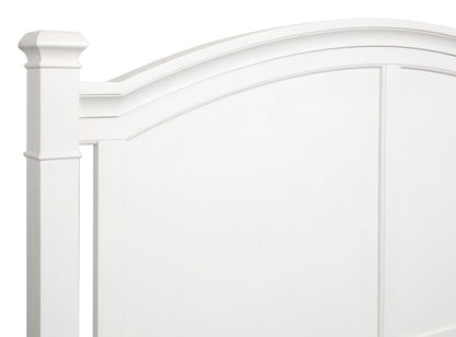 Henry & Mason  -  Whitford Whisper White And Cerused Nutmeg King Panel Bed  - AFA01021 view 4