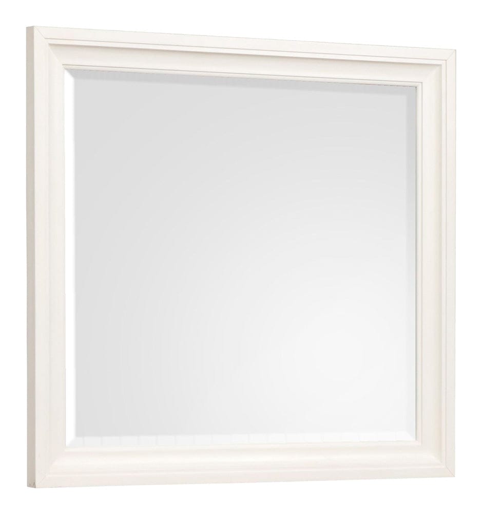 Henry & Mason  -  Whitford Whisper White And Cerused Nutmeg Landscape Mirror  - AFA01024 view 1
