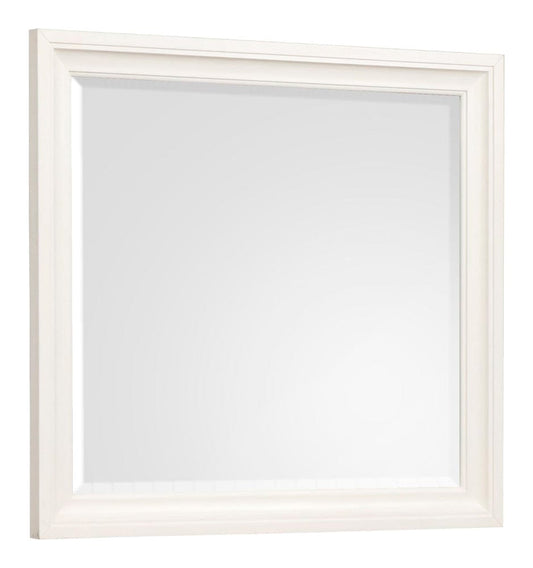 Henry & Mason  -  Whitford Whisper White And Cerused Nutmeg Landscape Mirror  - AFA01024 view 1
