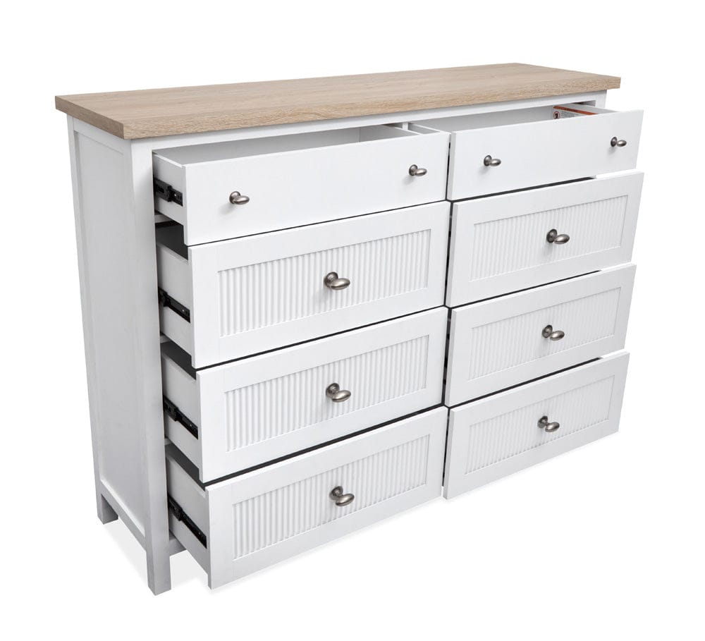 Henry & Mason  -  Windshore Haven White Whisp And Sand Chesser  - AFA01427 view 5