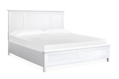 Henry & Mason  -  Windshore Haven White Whisp And Sand King Panel Bed  - AFA01433 view 1