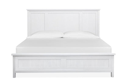 Henry & Mason  -  Windshore Haven White Whisp And Sand Queen Panel Bed  - AFA01435 view 2
