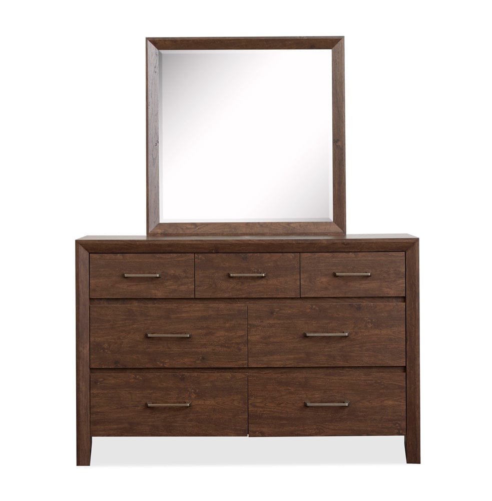 Henry & Mason  -  Wrenwyn Columbian Walnut Dresser With Portrait Mirror  - AFA01073 view 2