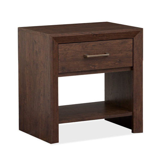 Henry & Mason  -  Wrenwyn Columbian Walnut Open Nightstand  - AFA01077 view 1