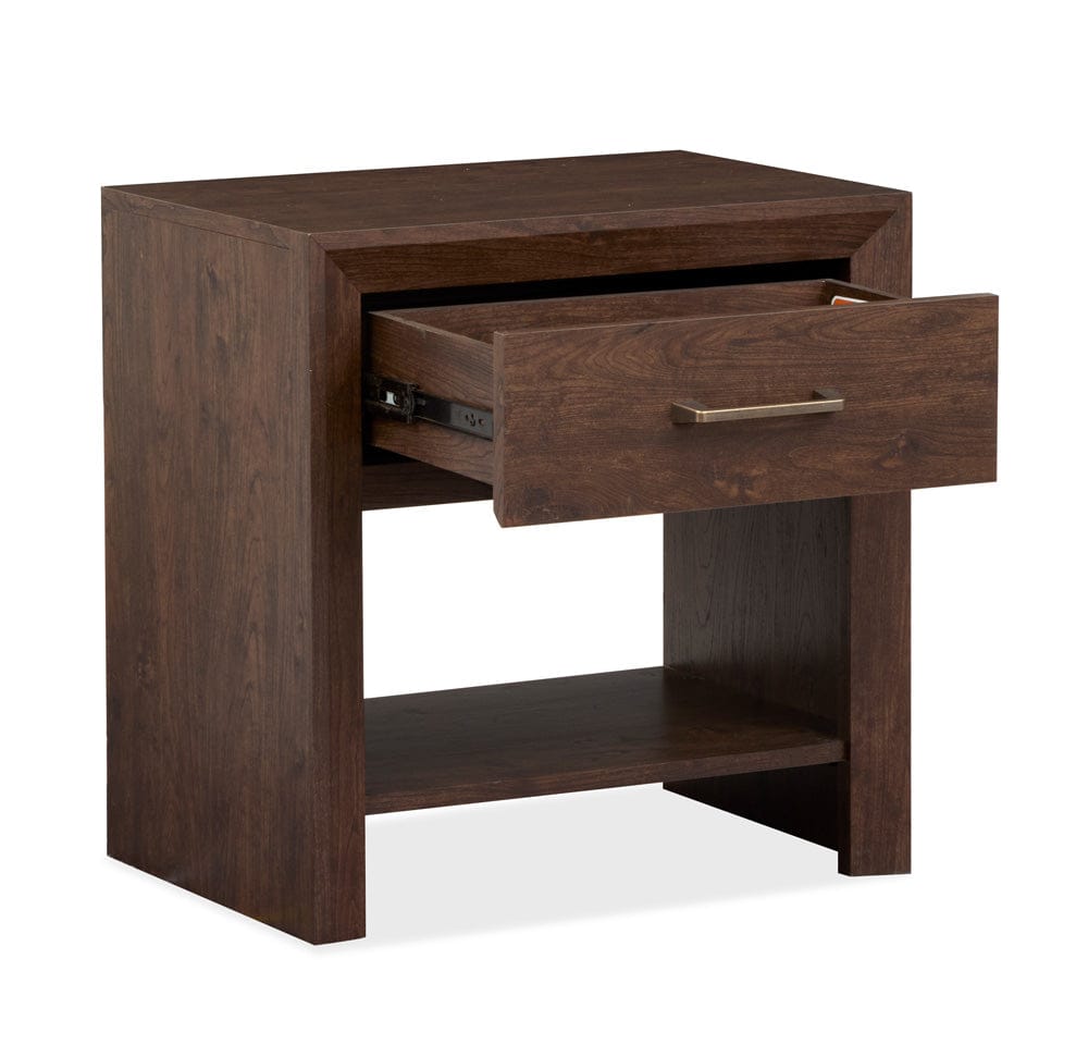 Henry & Mason  -  Wrenwyn Columbian Walnut Open Nightstand  - AFA01077 view 5