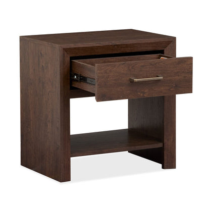 Henry & Mason  -  Wrenwyn Columbian Walnut Open Nightstand  - AFA01077 view 5