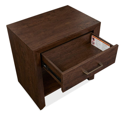 Henry & Mason  -  Wrenwyn Columbian Walnut Open Nightstand  - AFA01077 view 6