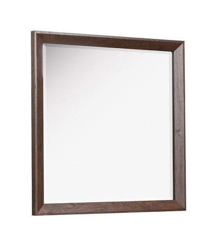 Henry & Mason  -  Wrenwyn Columbian Walnut Portrait Mirror  - AFA01078 view 1