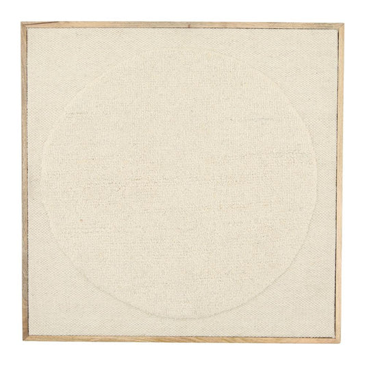 Henry & Mason - Yabine Woven Wool 3D Textured Wall Art in Natural Wood Float Frame - DV7919 veiw 1