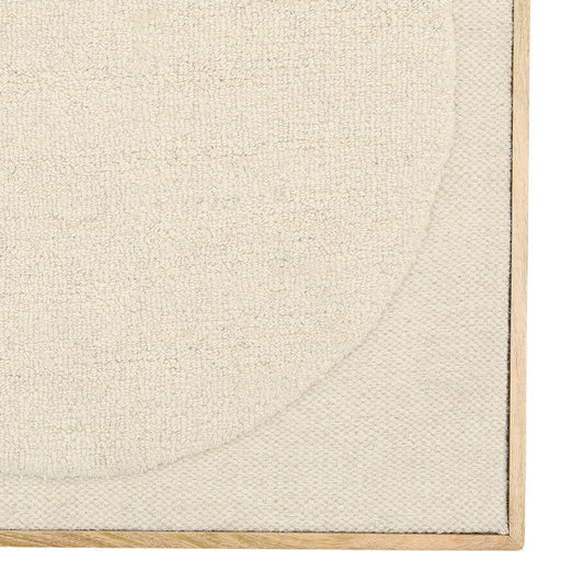 Henry & Mason - Yabine Woven Wool 3D Textured Wall Art in Natural Wood Float Frame - DV7919 veiw 2
