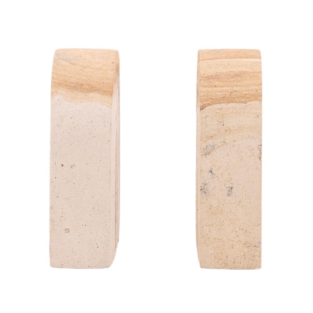 Henry & Mason - Yves Natural Palimanian Stone Bookends - Set of 2 - DV7251 veiw 2