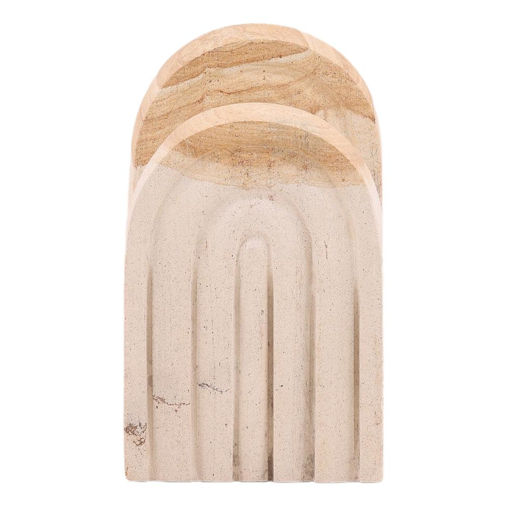 Henry & Mason - Yves Natural Palimanian Stone Bookends - Set of 2 - DV7251 veiw 3