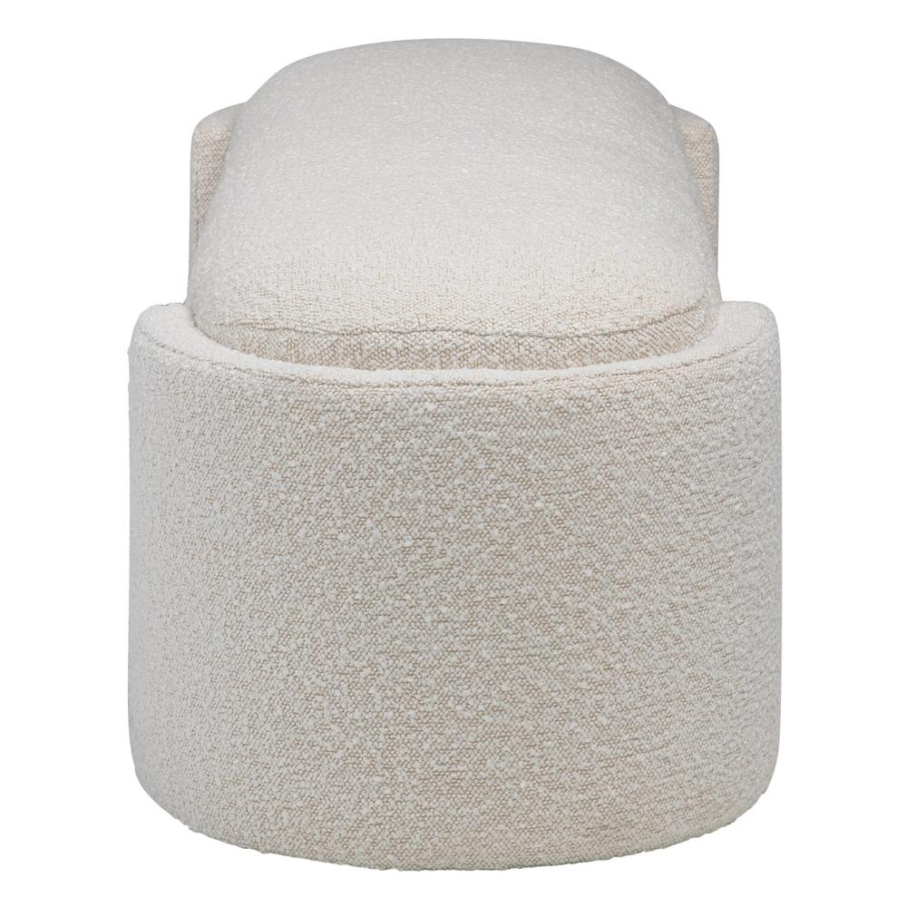 Henry & Mason - Zhytlo Bench in Off White Boucle Upholstery - DV7376 veiw 3