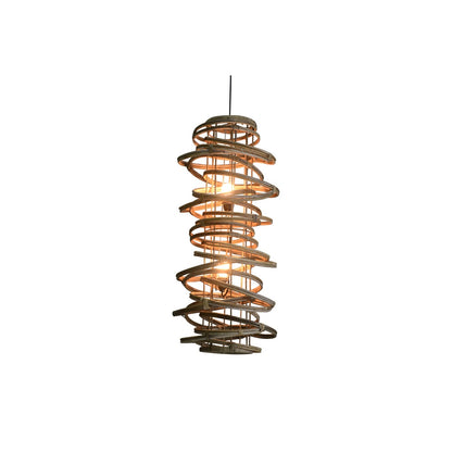 Henry & Mason - Ziva Iron and Rattan Hanging Pendant Lamp - DV7883 veiw 1