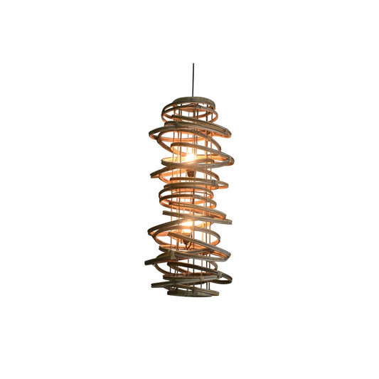 Henry & Mason - Ziva Iron and Rattan Hanging Pendant Lamp - DV7883 veiw 1